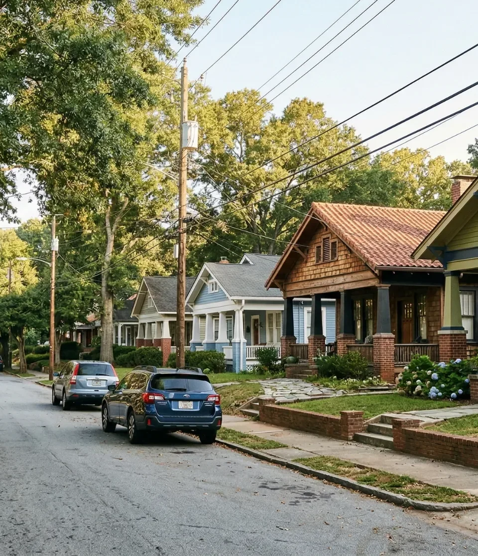 A street in Oakland City, Atlanta